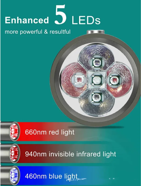 RejuvaRay Red Light Wand – Handheld Spot Light