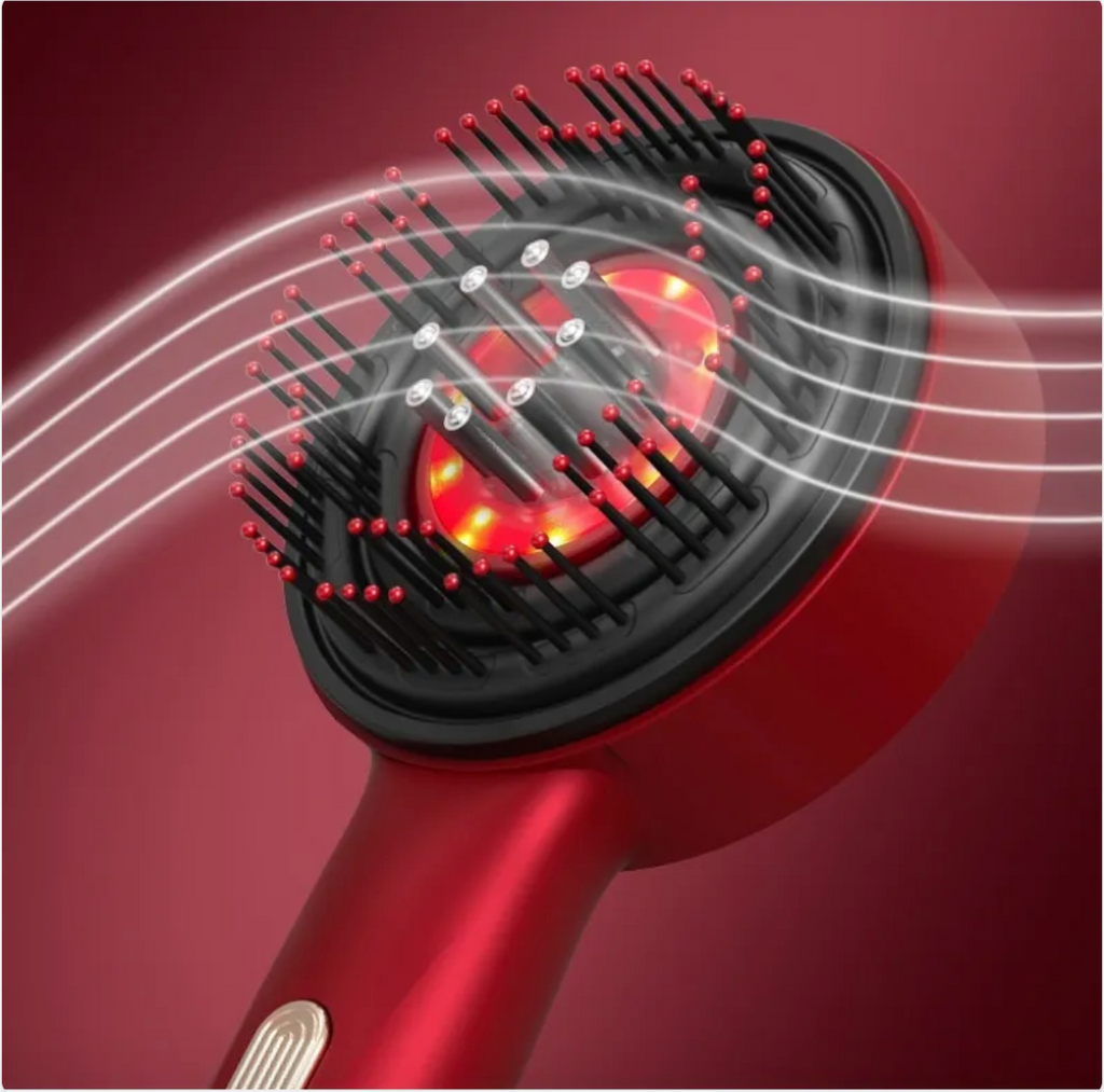 RejuvaRay Scalp Massager – Red Light & Massage