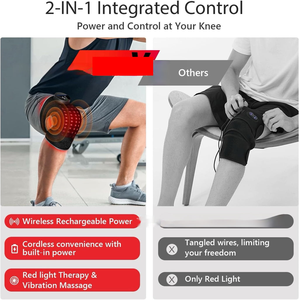 RejuvaRay Knee Wrap – Red Light & Vibration