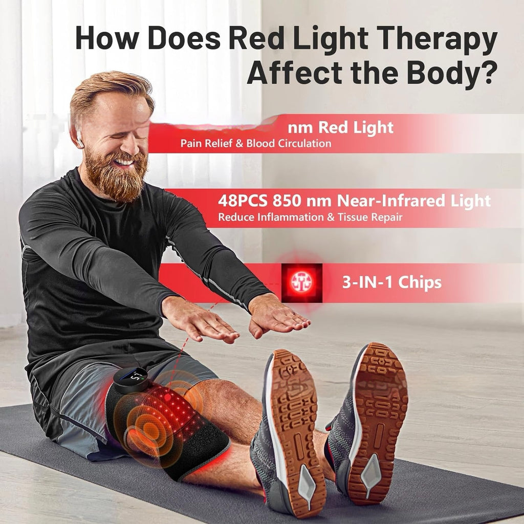 RejuvaRay Knee Wrap – Red Light & Vibration